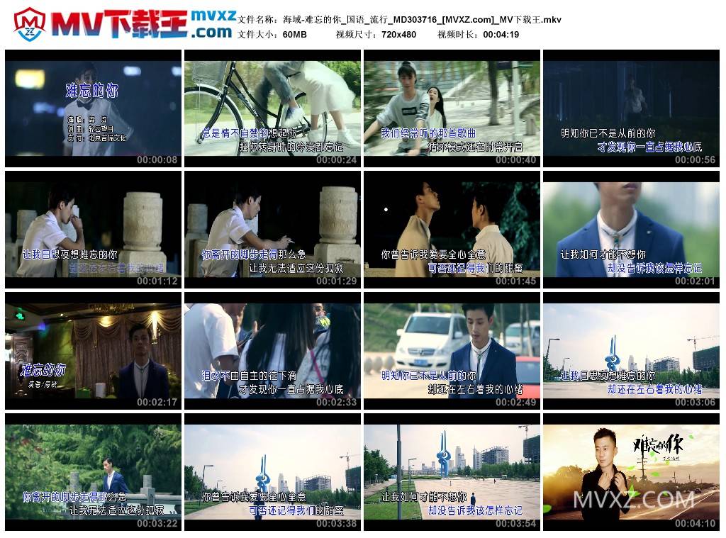 海域-难忘的你_国语_流行_MD303716